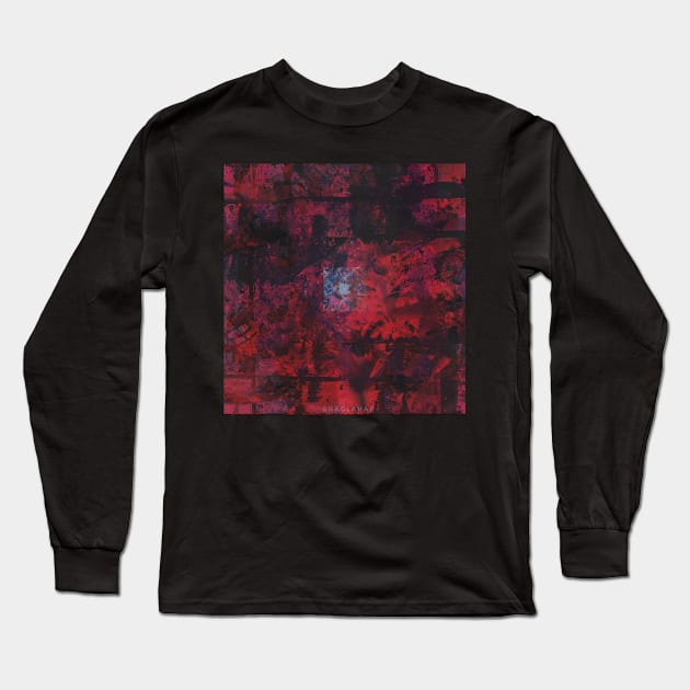 Red sorrows; body of the crime Long Sleeve T-Shirt by BRAGLAHAR